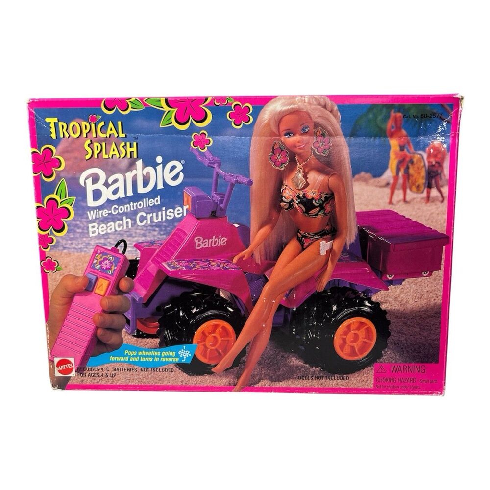 Mattel Barbie Tropical Splash Wire-Controlled Beach Cruiser 1995 Vintage READ